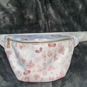Pink and White Disney Fanny Pack